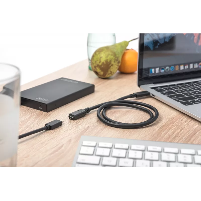 Przedłużacz USB typu C Digitus AK-300210-015-S