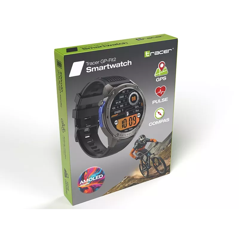 Tracer 47639 GP-Fit2 Smartwatch Czarny