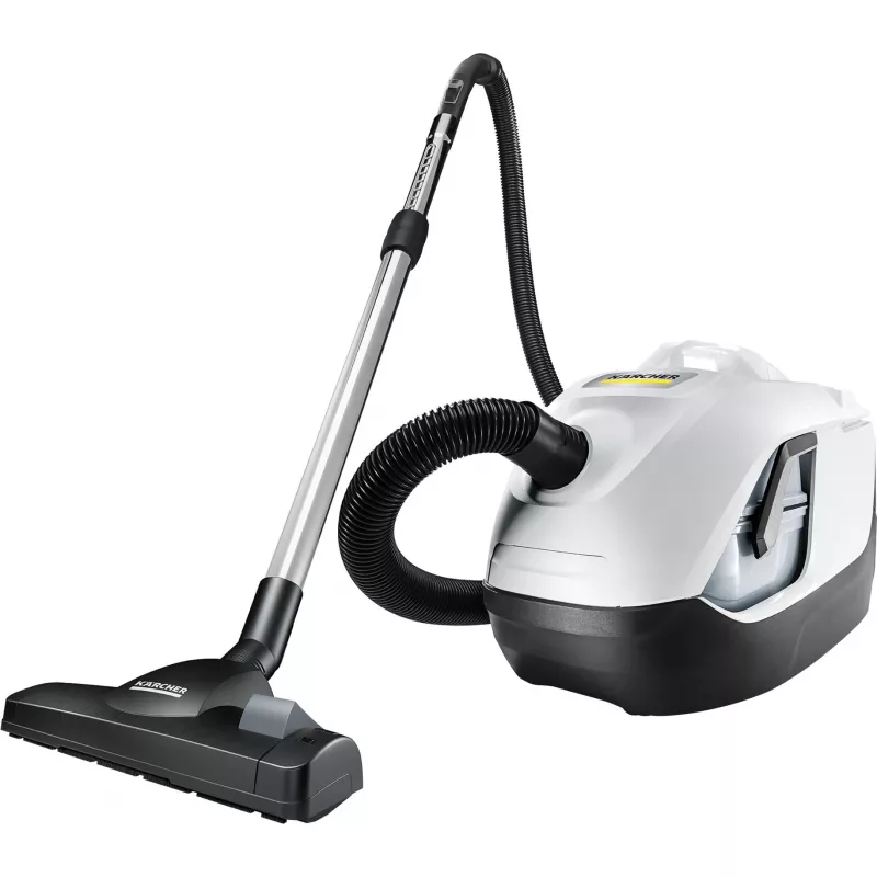 Odkurzacz cylindryczny Karcher DS 6 — na sucho, 650 W, pojemność na kurz 2 l, HEPA 13, promień działania 10,2 m, rura teleskopowa