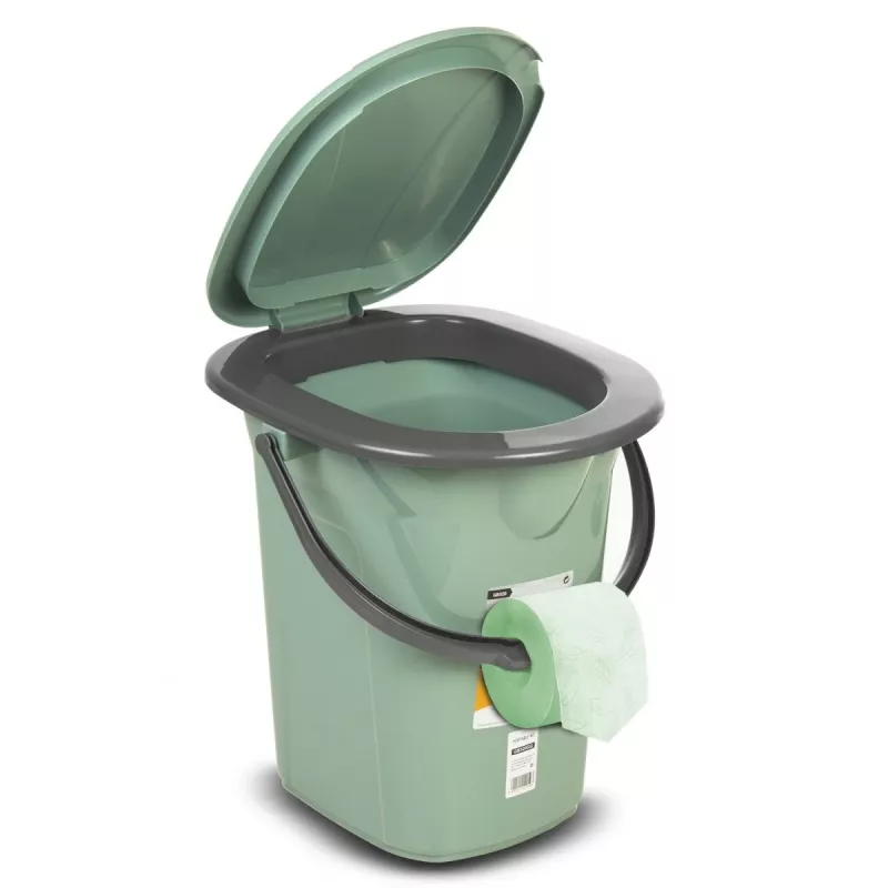 Przenośne wiadro toaletowe GreenBlue GB320GG — lekkie przenośne wiadro toaletowe, model GB320GG