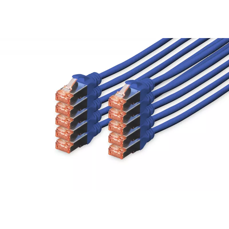 Przewód krosowy Ethernet Digitus DK-1644-010-B-10, niebieski