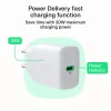 Zasilacz sieciowy zielony Cell PowerSource Solo30 30W Biały — ładowarka USB-C, moc 30 W