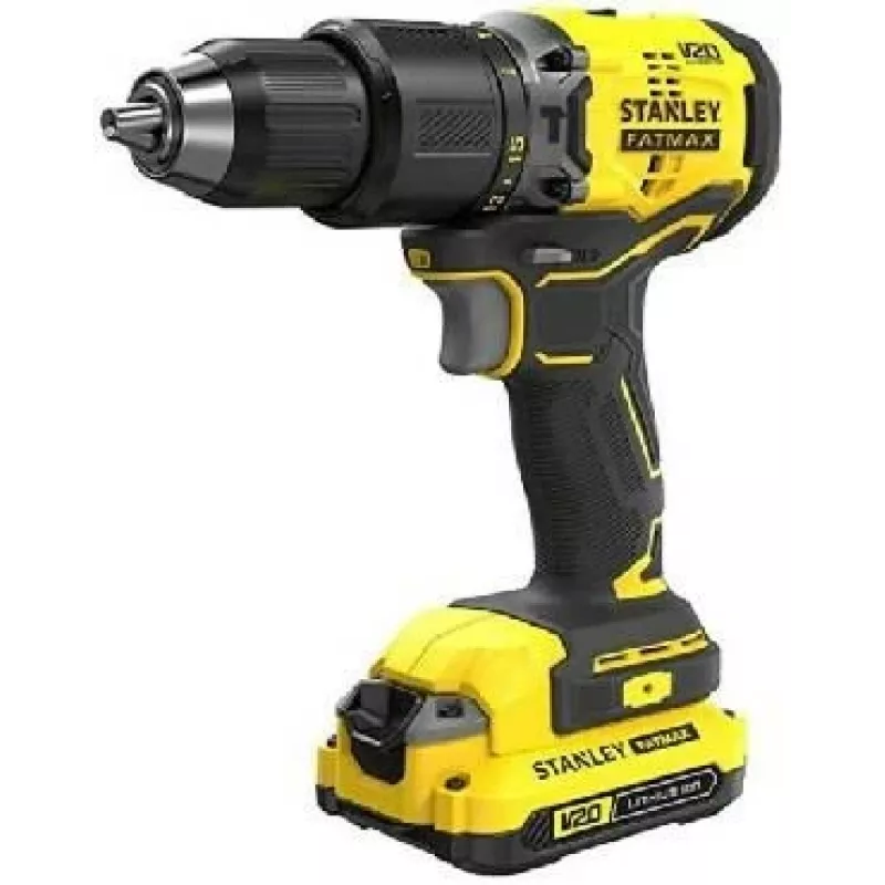 Wiertarko-wkrętarka bezszczotkowa 18V FATMAX V20 2x4,0 Ah z walizką