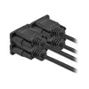 Kabel szeregowy RS-232 DeLOCK 87308 0,5 m żeński-żeński