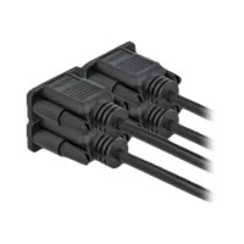 Kabel szeregowy RS-232 DeLOCK 87308 0,5 m żeński-żeński