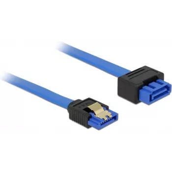 Kabel SATA DeLOCK 84972 0.3 m SATA 7-pin czarny niebieski