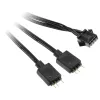 Przejściówka wentylatora Kolink 4‑Pin na 3‑Pin 5V ARGB, 0,4 m