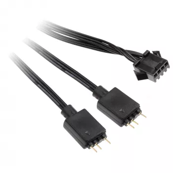 Przejściówka wentylatora Kolink 4‑Pin na 3‑Pin 5V ARGB, 0,4 m