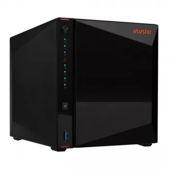 Asustor AS5404T serwer NAS/pamięć masowa Intel® Celeron® N5105 4 GB DDR4 0 TB ADM Czarny