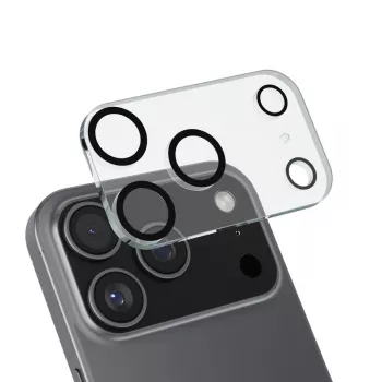 Szkło ochronne na aparat i obiektyw Crong CRGLSIP1763P do iPhone 17 Pro — szkło ochronne na moduł aparatu