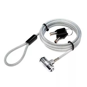 Logilink NBS009 Zamek do laptopa na klucz, w komplecie 2 klucze, 15 mm