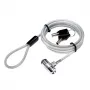 Logilink NBS009 Zamek do laptopa na klucz, w komplecie 2 klucze, 15 mm