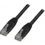 Kabel sieciowy Deltaco UTP Cat6 RJ-45 RJ-45 2 m Czarny