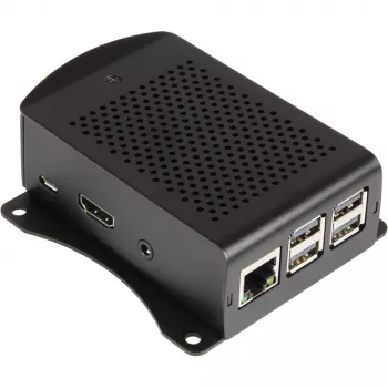 Joy-it Raspberry Pi® Obudowa Czarna rb-alucase+06 Raspberry Pi® 3 B, Raspberry Pi® 2 B, Raspberry Pi® 3 B+, Raspberry Pi® B+ (rb-alucase+06)