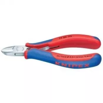 Knipex 77 02 130 Elektroniczne i precyzyjne obcinacze boczne z fazowaniem 130mm