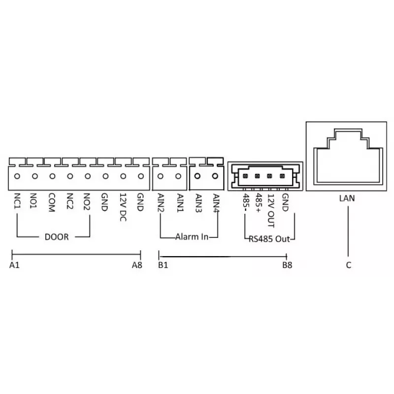 Moduł kamery wideodomofonu HIKVISION DS-KD8003-IME1(B)(O-STD)/EU