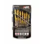 Zestaw wierteł AWTools M2 HSS-TiN 19 szt. 1,5–10 mm do metalu