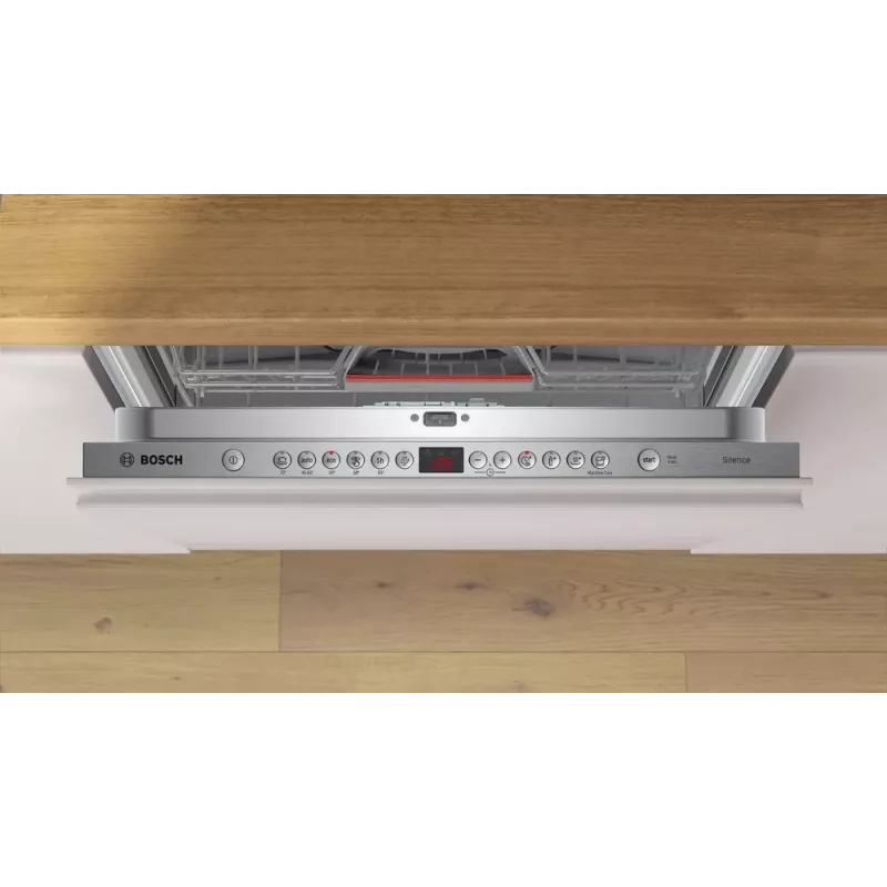 Zmywarka Bosch | SMV46KX12E | Do zabudowy | Szerokość 60 cm | Ilość kompletów 13 | Ilość programów 6 | Klasa efektywności energetycznej E | Funkcja AquaStop | Biały