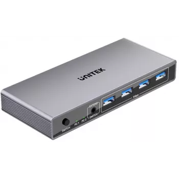 Przełącznik KVM Unitek 54368 8K@60Hz USB 3.0 do sterowania wieloma komputerami
