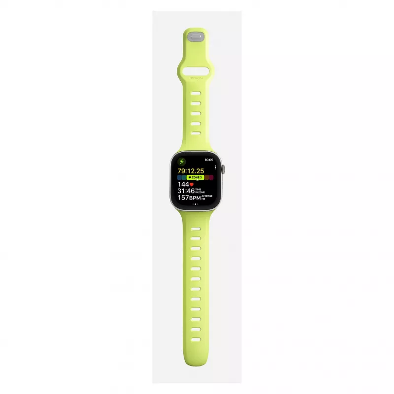Band Nomad Tempo Band Light zielony Rubber, szerokość 18 mm, nadgarstek 135–175 mm