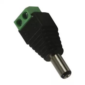 Synergy 21 S21-LED-000219 DC/2.1 x 5.5 mm czarny - zielone złącze przewodowe