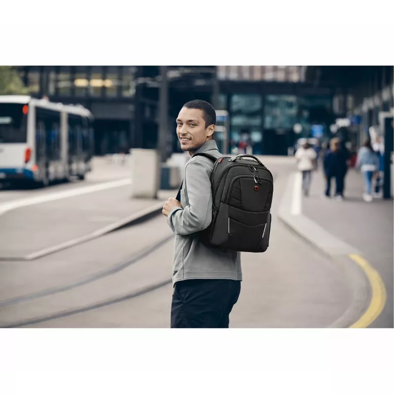 Plecak casualowy Wenger SwissGear Altair Czarny Poliester PVC 79% z recyklingu