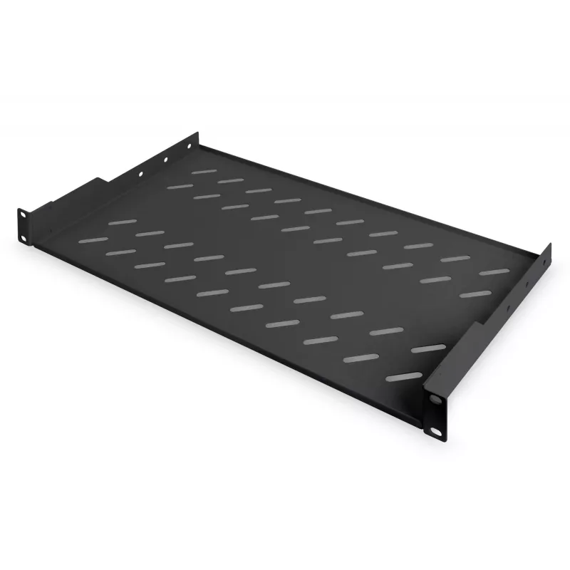 Półka Digitus DN-19 TRAY-1-SW do stałego montażu w szafach 19-calowych