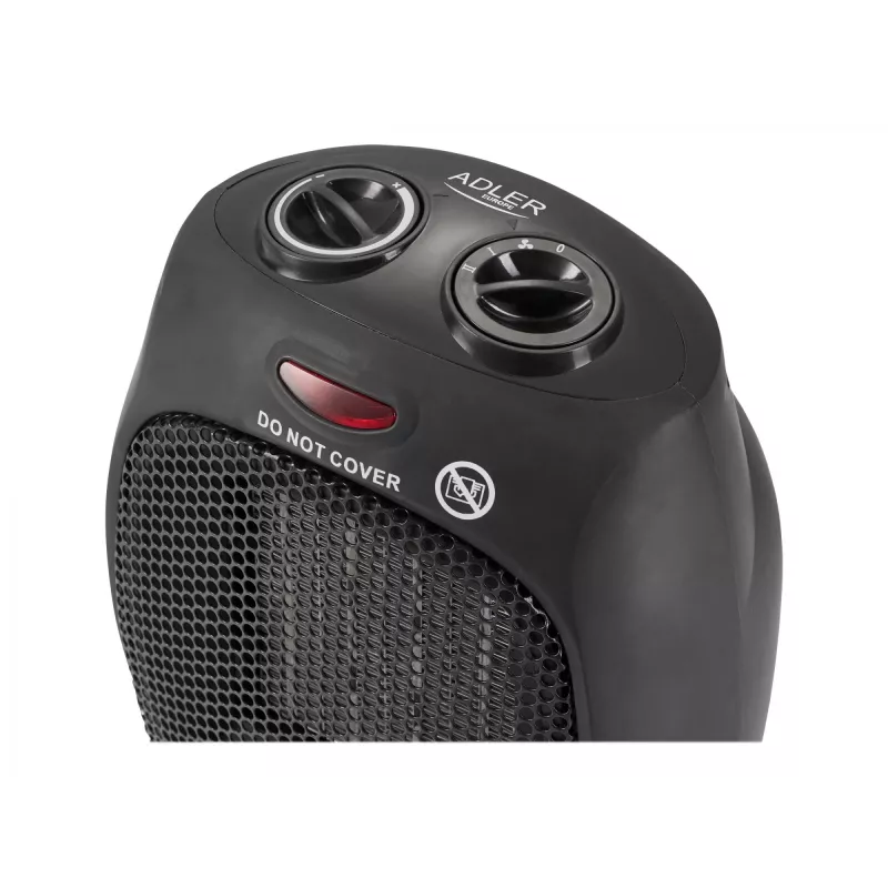 Adler AD 7702 Grzejnik elektryczny wentylatorowy Wewnętrzny Stal nierdzewna 1500 W