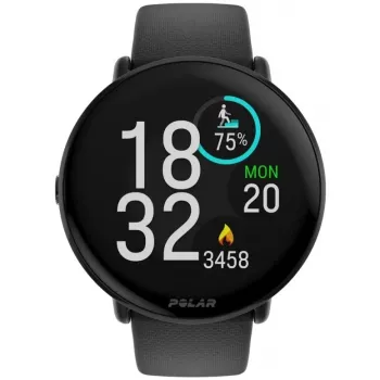 Polar Ignite 3 - Zegarek sportowy z paskiem - Silikonowy - Rozmiar paska: S/L - Wyświetlacz 3,3 cm (1,28 inch) - 32 MB - Bluetooth - 35 g - Night Black (900106234)