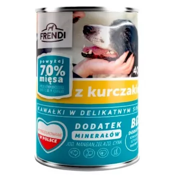 Mokra karma dla psa Frendi 400 g — kurczak w sosie