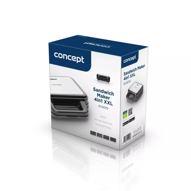 Opiekacz do kanapek 4w1 Concept SV3070