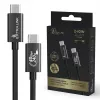 Kabel USB-C do USB-C Extralink CABESL05 — 2 m, USB 2.0, czarny