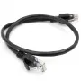 Kabel Cat5E UTP, 0,5m, Czarny