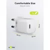 Goobay Uniwersalna czarna ładowarka wewnętrzna AC do szybkiego ładowania 65403 USB Type-C 110-240V