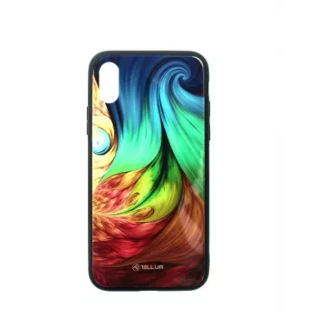 Szkło ochronne do iPhone XS Tellur — drukowany wzór hipnotyzujący