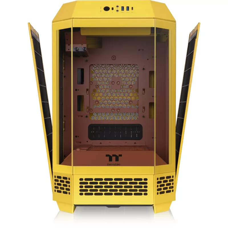 Mini Tower Chassis THERMALTAKE The Tower 250 Butter Caramel — microATX/Mini-ITX, obsługa ATX, kompaktowa obudowa