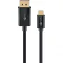 Kabel Goobay USB-C na DisplayPort - pozłacane złącza, rozdzielczości Ultra HD do 4K @ 60 Hz, adapter Thunderbolt 3/4 typu C na DP, kompatybilny z