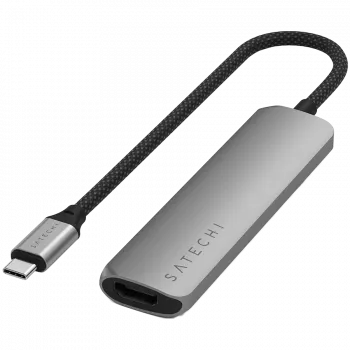 Satechi ST-P4SM koncentrator interfejsów USB Type-C 10000 Mbit/s Szary