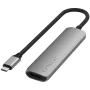 Satechi ST-P4SM koncentrator interfejsów USB Type-C 10000 Mbit/s Szary