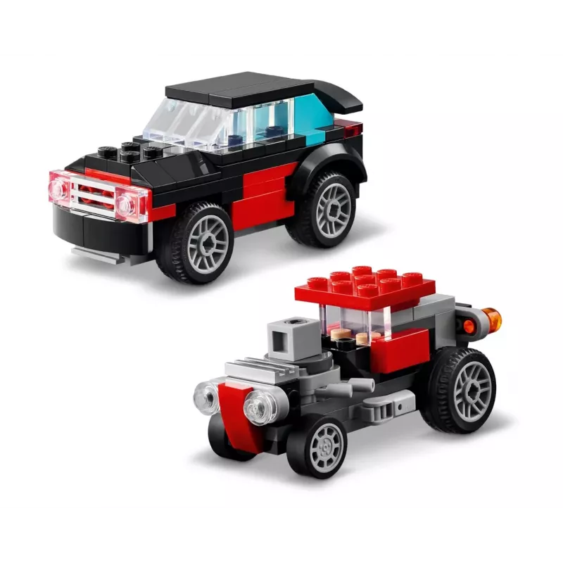 Zestaw LEGO Creator 2-w-1 Ciężarówka z platformą i śmigłowiec 31146, konwertowalna konstrukcja dla dzieci