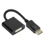 Adapter DisplayPort Stecker an DVI-I 24+5 Buchse, 1080P @60Hz, vergoldete Kontakte, ca. 20cm, Good C (DP-AD10)