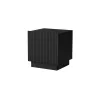 Zestaw szafek nocnych Cama LIVERTI 45x42x47 cm, czarne, MDF/płyta wiórowa, rama 16 mm