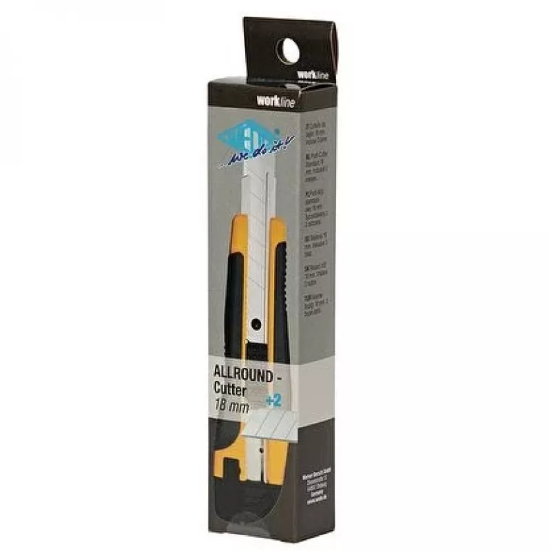 Nóż uniwersalny WEDO 78 618 — łamane ostrze, szerokość cięcia 40 mm, korpus stalowy, długość 170 mm