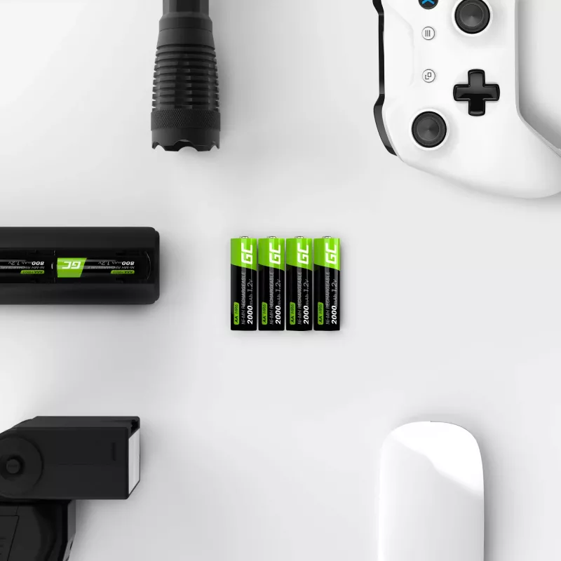 Akumulator zielony Cell GR02 — NiMH AA 1,2 V 2000 mAh, 2 szt.