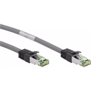 Goobay CAT 8.1 kabel krosowy, S/FTP (PiMF), szary, 7.5 m - LSZH bezhalogenowy, miedź AWG 24 (55140)