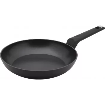 Patelnia LAMART LP1002 MARCHE 24 cm — aluminiowa nieprzywierająca, czarna