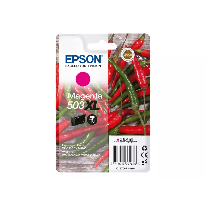 Kaseta z tuszem Epson 503XL 1 szt. Oryginalna Wysoka (XL) Wydajność magenta