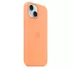 Apple iPhone 15 Etui silikonowe z MagSafe - pomarańczowy Sorbet