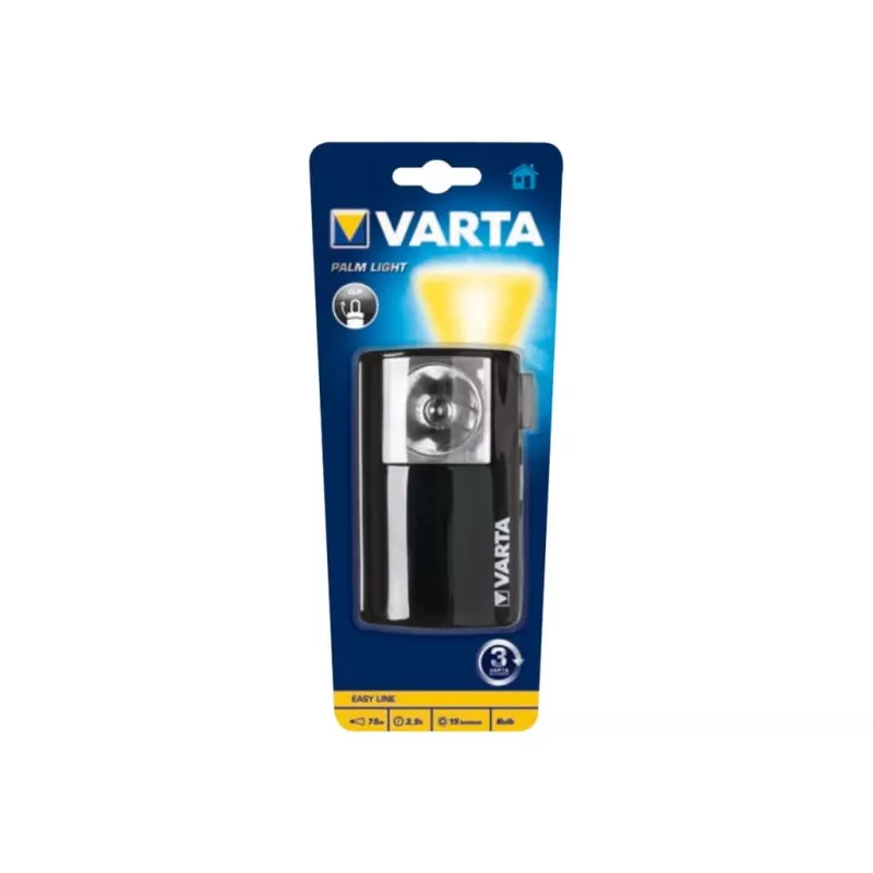Latarka ręczna Varta Palm Light 3R12 Czarna