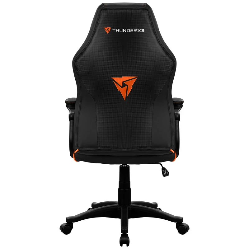 Fotel gamingowy Thunder X3 EC1 Czarno-Pomarańczowy — ergonomiczna konstrukcja, regulowana wysokość